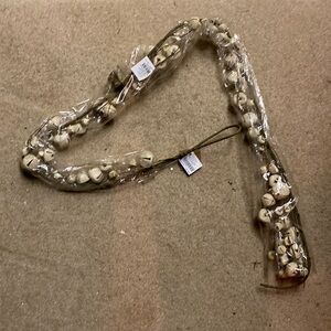 COPY - Mud Pie Distressed White Jingle Bells Garland